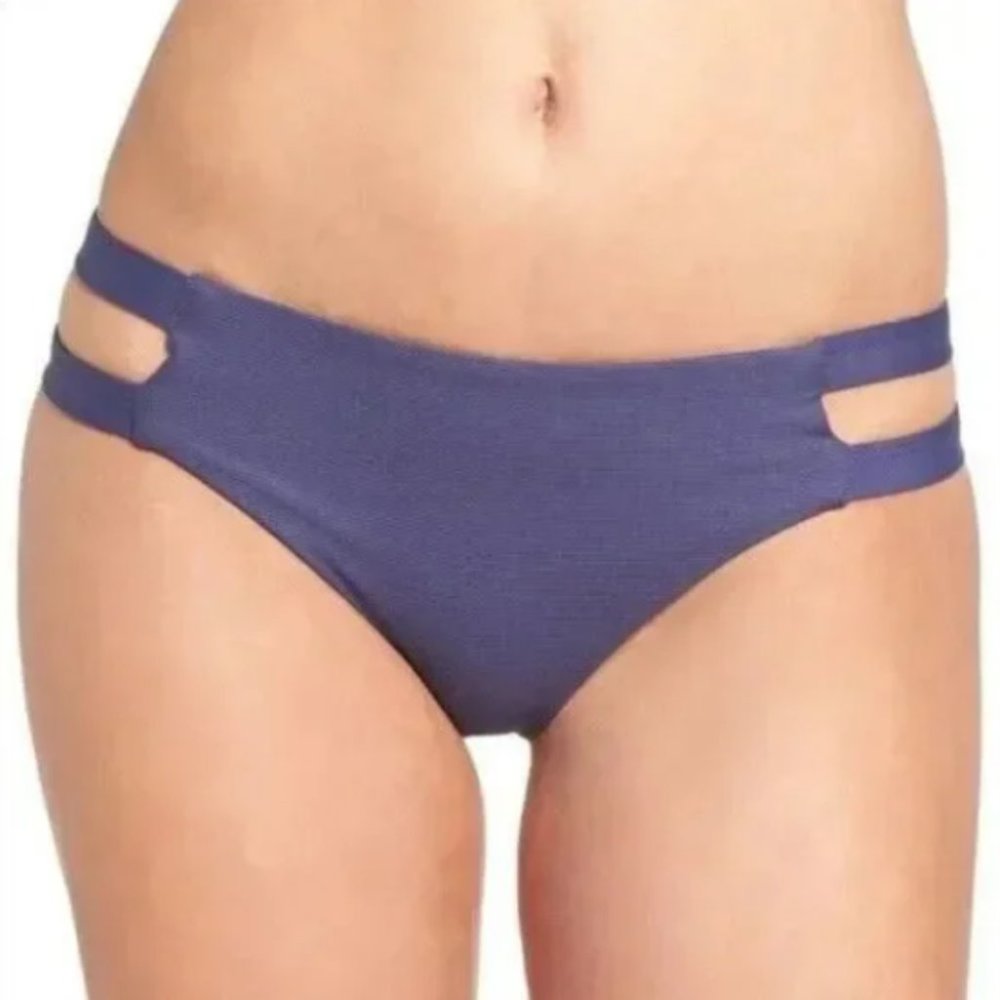 NWT Tavik Cobalt Blue Chloe Ribbed Full Swim Bottom, Size S